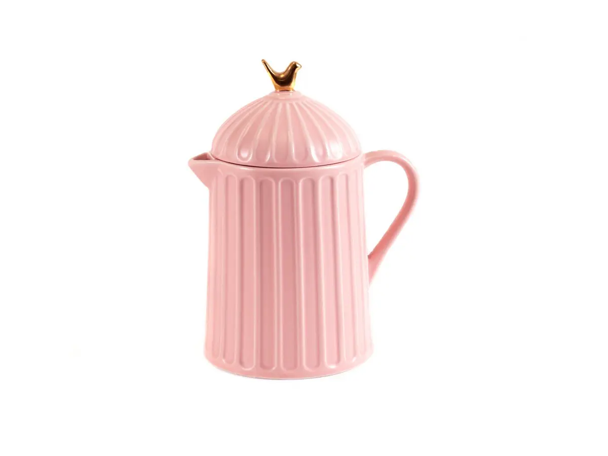 ЧАЙНИК ЗАВАРОЧНЫЙ керамический "Bird" 600 мл/16,5 см  (арт. Z11427-PINK, код 258123)