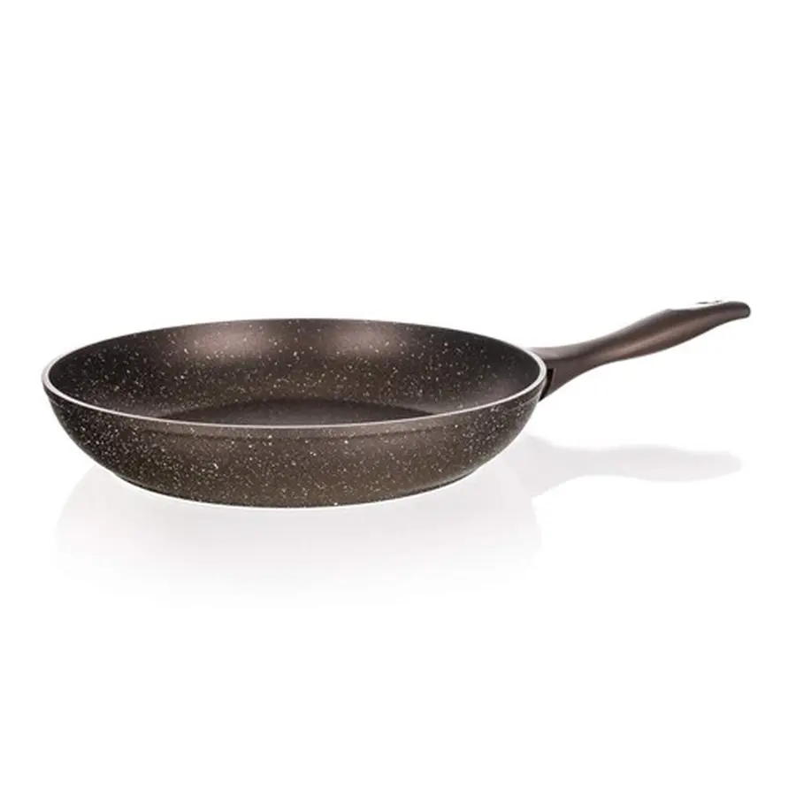 СКОВОРОДА алюминиевая антипригарная с гранитной крошкой "Premium Granite Dark Brown" 28 см (арт. 40055128, код 395288)