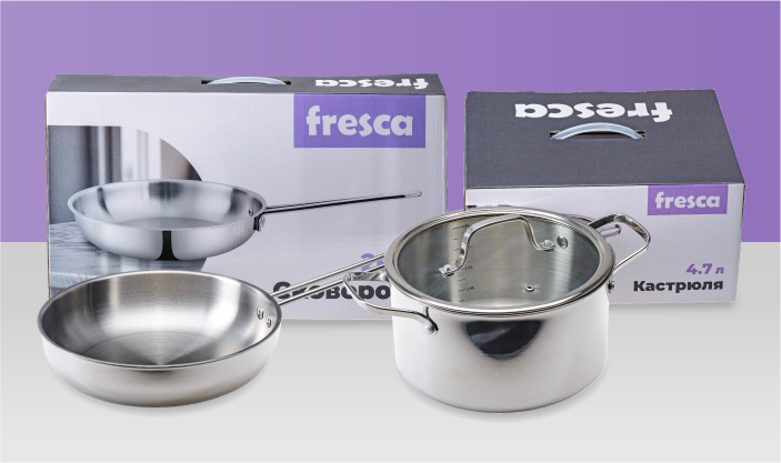 Новинка! Бренд Fresca: посуда для приготовления Новинка! Бренд Fresca: посуда для приготовления