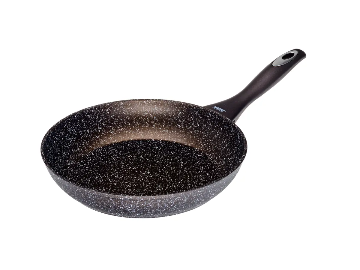 СКОВОРОДА алюминиевая антипригарная с гранитной крошкой "Premium Granite Dark Brown" 26 см (арт. 40055126, код 604236)
