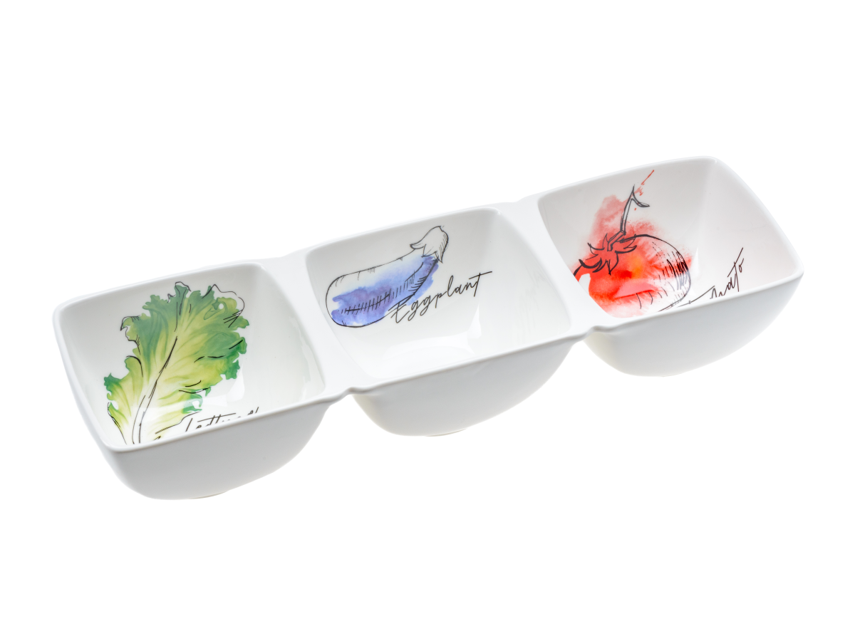 МЕНАЖНИЦА фарфоровая "Vegan" 37*11,8*7,8 см (арт. CHB0666-K73A34, код 278565)