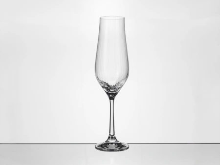 НАБОР БОКАЛОВ ДЛЯ ШАМПАНСКОГО стеклянных "Tulipa optic" 6 шт. 170 мл (арт. 40894/36/170, код 918637)