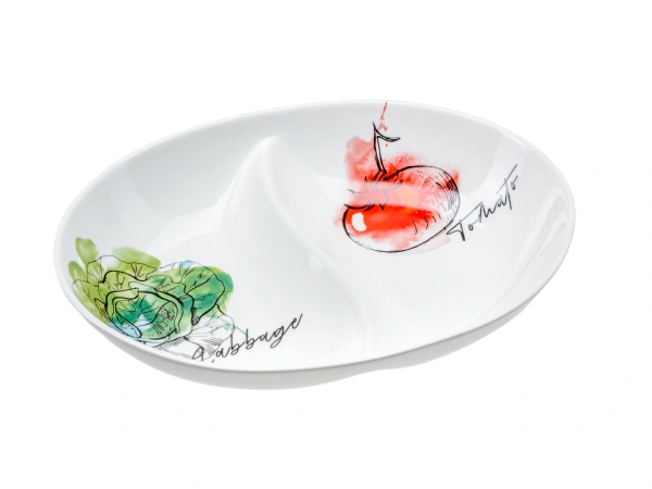 МЕНАЖНИЦА фарфоровая "Vegan" 30,5*22,7*5,8 см (арт. CHP2081-K73A35, код 278541)