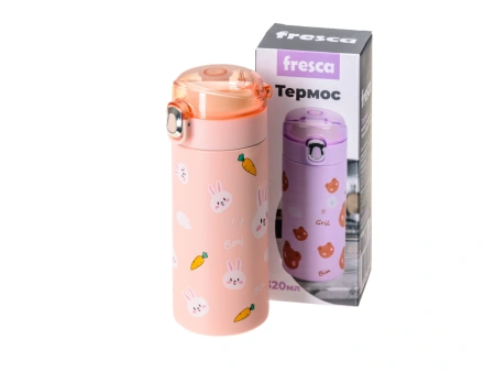 ТЕРМОС металл/пластмасса "Cute animals" 320 мл (арт. 30744925, код 284269)