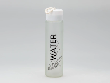 БУТЫЛКА стекло/пластмасса для питья "WATER" 350 мл (арт. 30566303, код 292721)