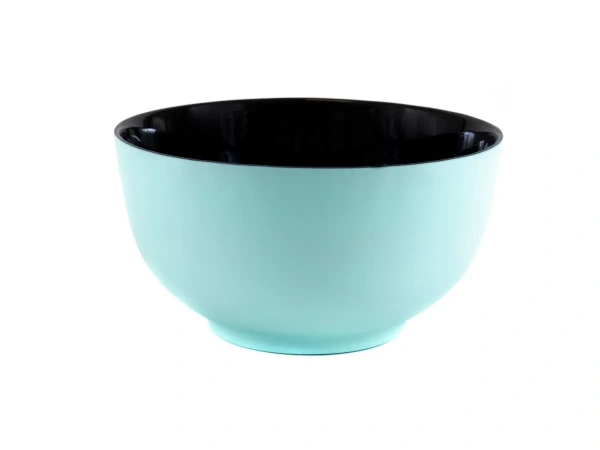 САЛАТНИК стеклокерамический "Alix Black/Light Turquoise" 750 мл/14,5*8 см (арт. Q7165, код 258376)