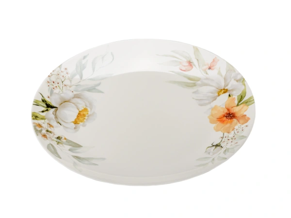 ТАРЕЛКА МЕЛКАЯ фарфоровая "Fleurs" 27 см (арт. DW1011-SPF, код 288014)