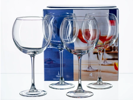 НАБОР БОКАЛОВ ДЛЯ КОКТЕЙЛЯ стеклянных "Tasting time. Cocktail" 4 шт. 650 мл (арт. P7648, код 035878)