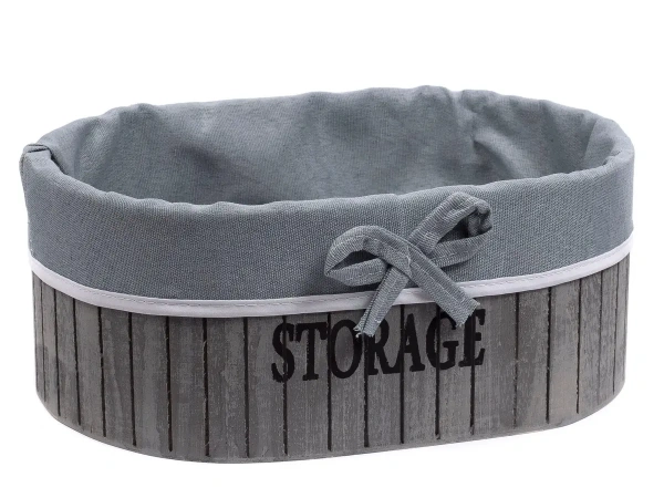 КОРЗИНА деревянная "Storage" 23*15*10 см (арт. 25559913, код 225415)