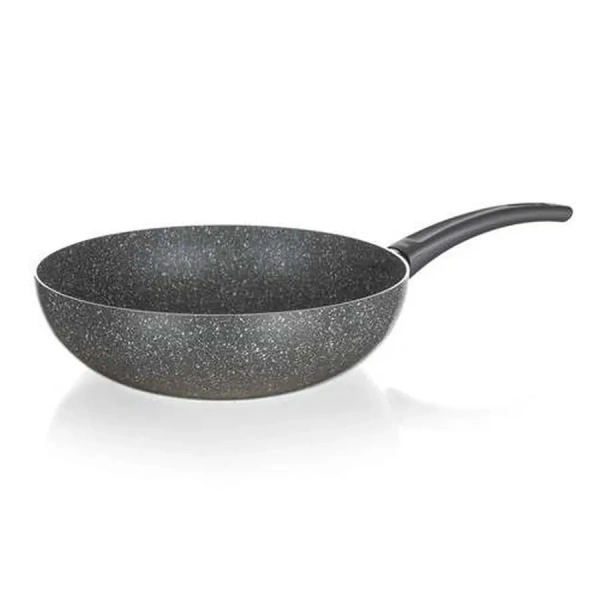 СКОВОРОДА алюминиевая антипригарная с гранитной крошкой "Granite PR WOK" 28 см (арт. 40051228, код 381229)