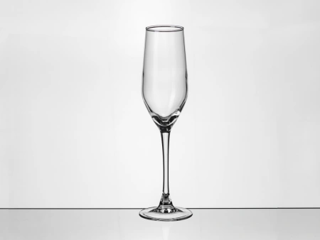 НАБОР БОКАЛОВ ДЛЯ ШАМПАНСКОГО стеклянных "Tasting time. Champagne" 4 шт. 160 мл/23,5 см (арт. P6818, код 035847)