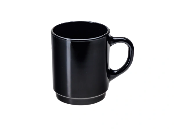 КРУЖКА стеклокерамическая "Empilable Black" 280 мл/9 см (арт. V9400, код 288229)